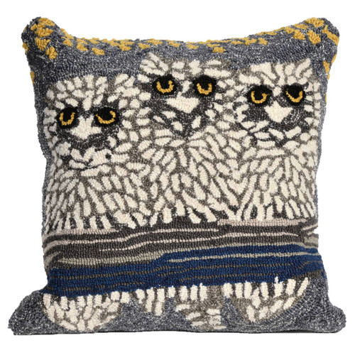 White Owl Indoor/Outdoor Pillow