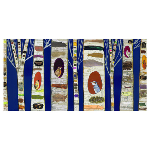 Wild Bird Forest Canvas Art