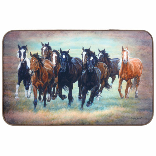 Wild Horses Comfort Floor Mat