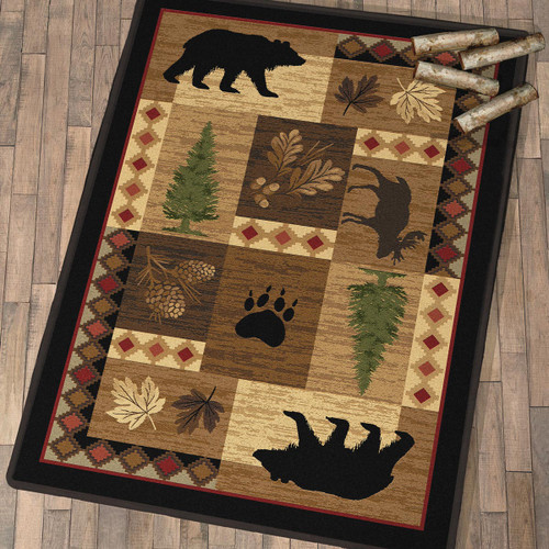 Wildlife Trails Rug - 8 x 11