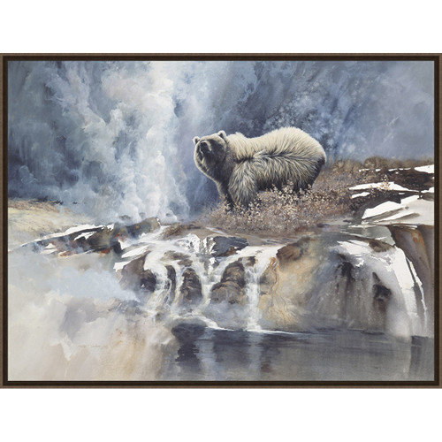 Winter Coat Framed Canvas