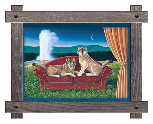 Wolf Dreams Framed Wall Art