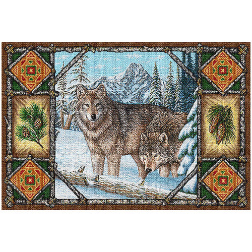 Wolf Lodge Placemats - Set of 4