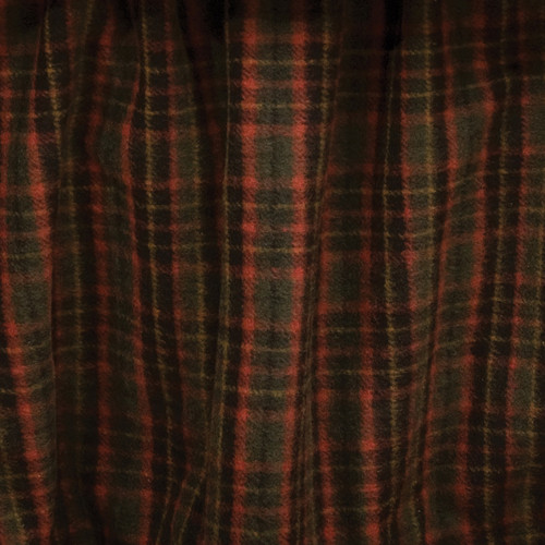 Wooded River Plaid 4 Gathered Bedskirt - Full