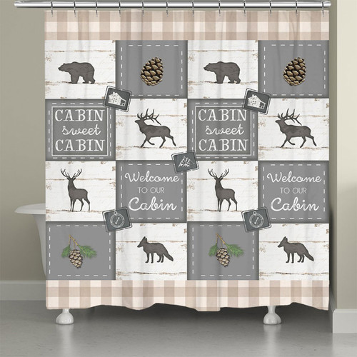 Woodland Animals Shower Curtain
