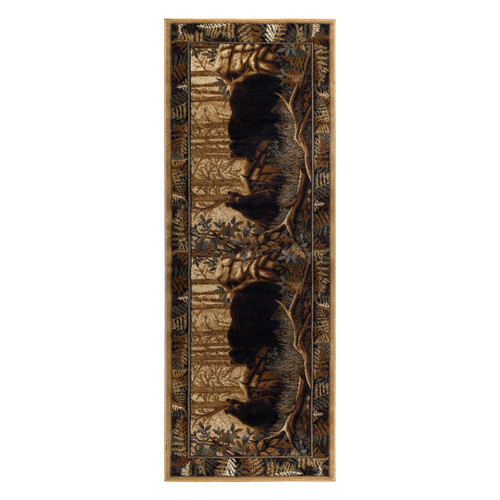 Woodland Bears Rug - 3 x 7