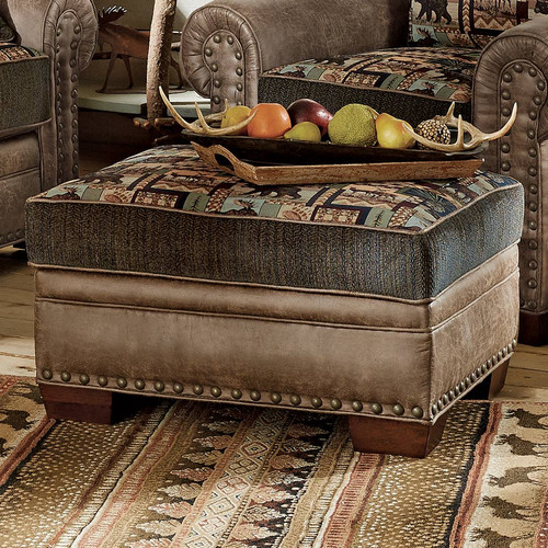 Woodland Cabin Storage Ottoman