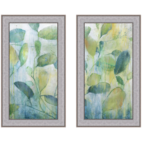 Woodland Leaves Canvas Art - Set of 2