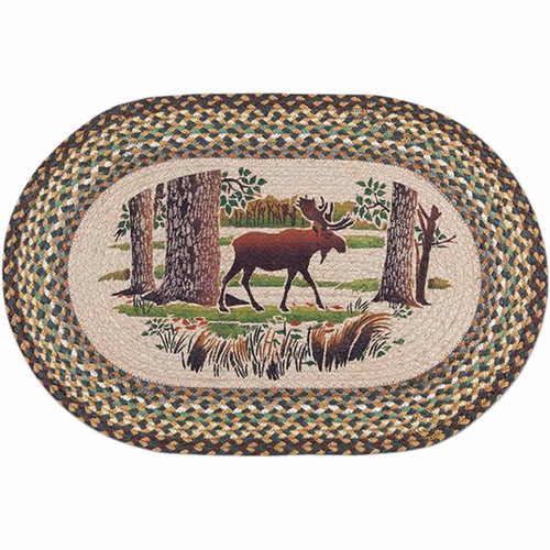 Woodland Moose Rug