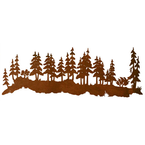 Woodland Pines Wall Art - 57 Inch