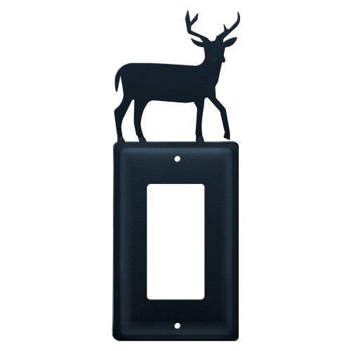 Wrought Iron Deer Single GFI Cover