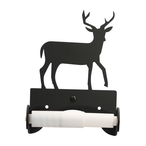 Wrought Iron Deer Toilet Tissue Holder