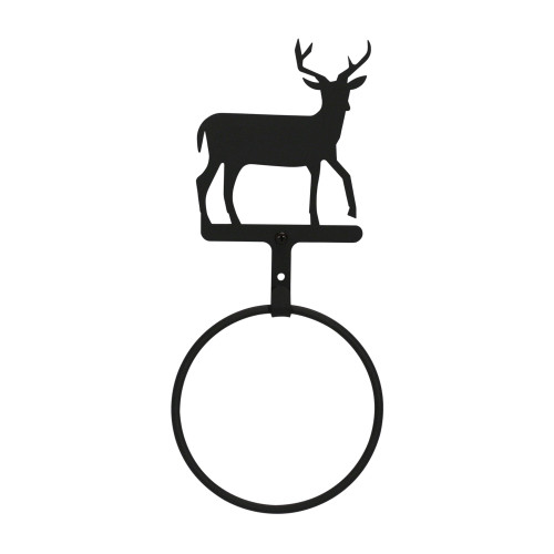 Wrought Iron Deer Towel Ring