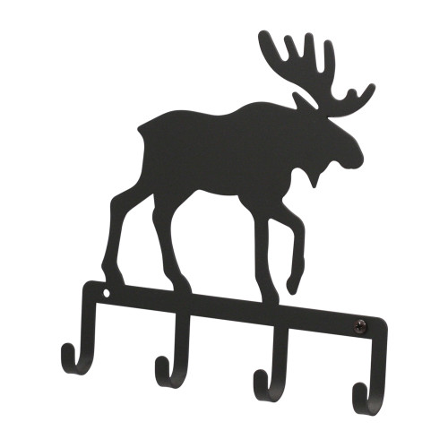 Wrought Iron Moose Key Rack