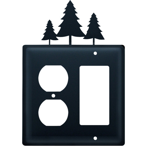 Wrought Iron Pines Single Outlet & GFI Cover