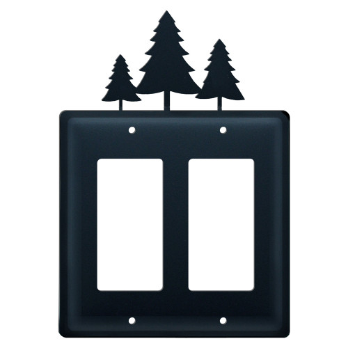 Wrought Iron Pines Double GFI Cover