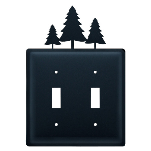Wrought Iron Pines Double Switch Cover