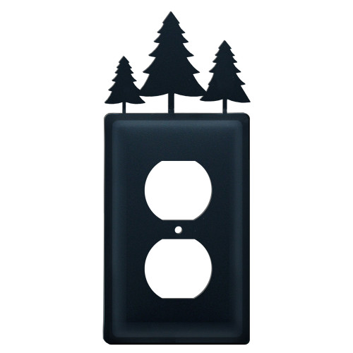 Wrought Iron Pines Single Outlet Cover