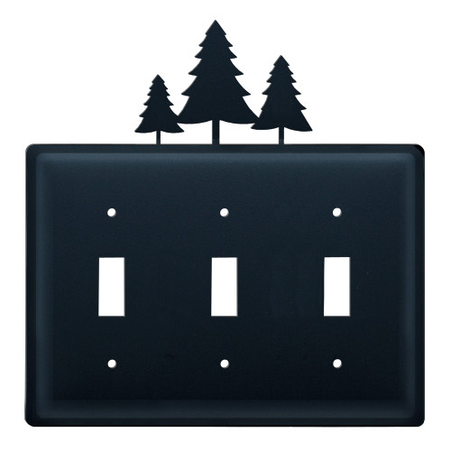 Wrought Iron Pines Triple Switch Cover