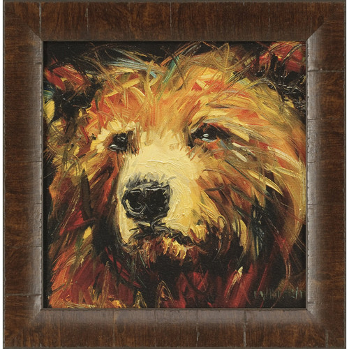 Yellowstone Bear Framed Wall Art