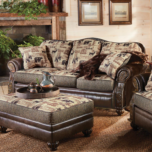 Yosemite Valley Wildlife Sofa