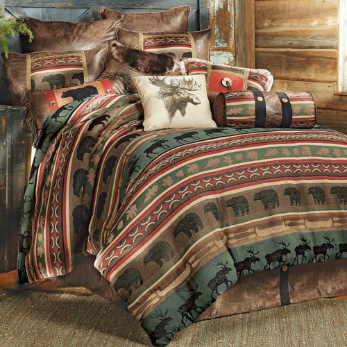 Yukon River Bear & Moose Bed Set - Queen