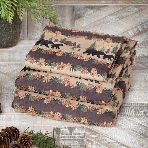 Cozy Cabin Bears Sheet Sets