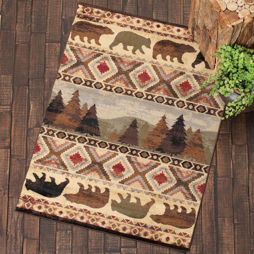 Hillside Bears Rug Collection