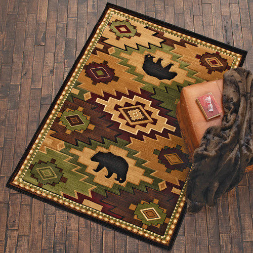 Canyon Bears Rug - 5 x 8