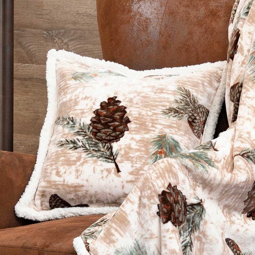 Pinecone Medley Plush Pillow