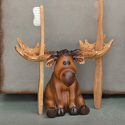 Mountain Moose Toothbrush Holder