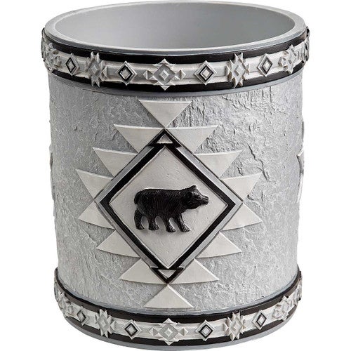 Stone Mountain Bear Waste Basket