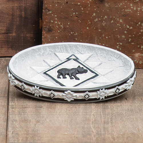 Stone Mountain Bear Soap Dish - OVERSTOCK