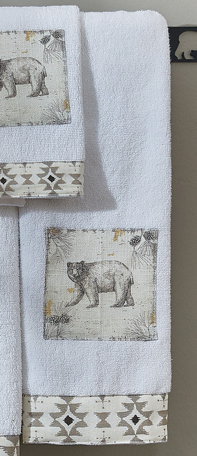 Woodland Spirits Bear Hand Towel