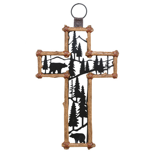 Wilderness Bears Wall Cross
