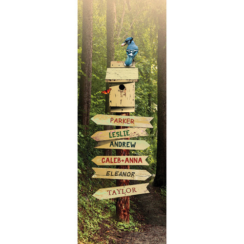 Forest Path Personalized Block Mount - 10 x 26