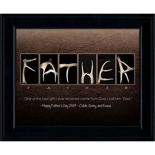 Father Personalized Framed Print