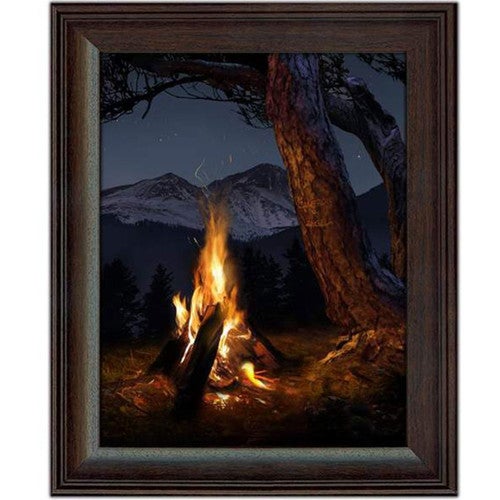 At the Campfire Personalized Framed Print