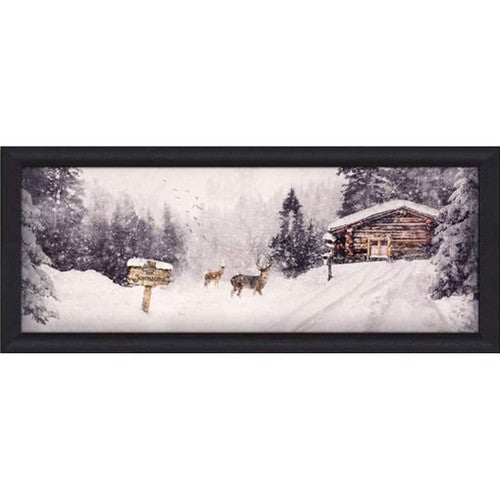 Winter Wonderland Personalized Framed Canvas