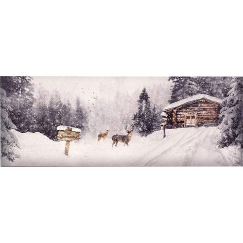 Winter Wonderland Personalized Block Mount - 26 x 10