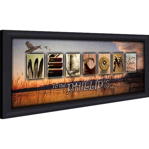 Lake Welcome Personalized Framed Canvas