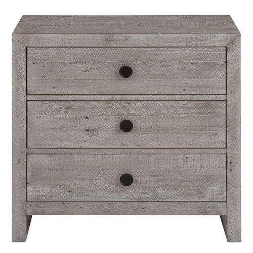 Northern Pine Three Drawer Nightstand