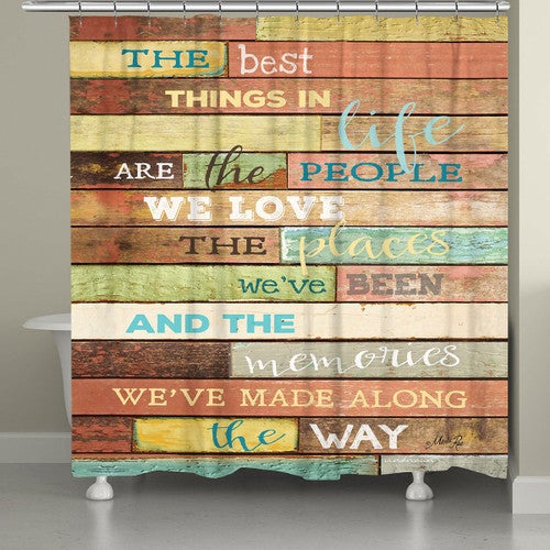 Best Life Shower Curtain