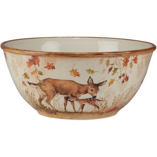 Autumn Wildlife Deep Bowl - OVERSTOCK