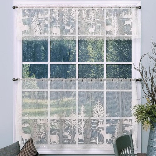 Wilderness Retreat Lace Window Treatments
