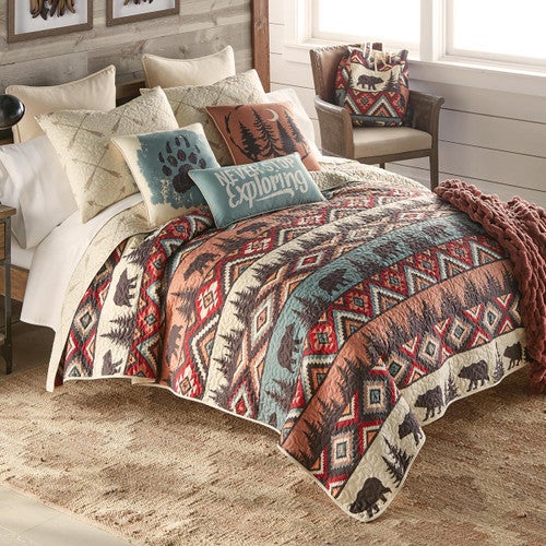 Bear Adventure Quilt Bedding Collection