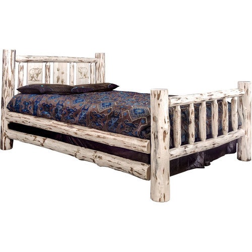 Frontier Beds with Laser-Engraved Animal Designs