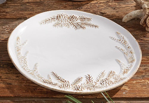 Northwoods Antler Ceramic Salad Plate