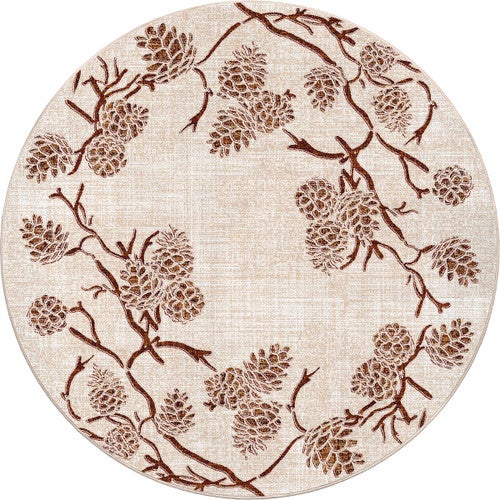 Pinecone Grove Rug - 8 Ft. Round