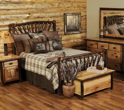 Hickory Log Bedroom Furniture Collection